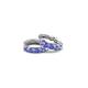 4 - Anika 0.90 ctw Tanzanite (3.00 mm) Huggie Earrings 