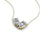 5 - Zemi 1.30 ctw IGI Certified Pear Shape Lab Grown Diamonds (7x5 mm) Toi Et Moi Pendant Necklace 