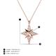 4 - Astra Natural Diamonds Pole Star Pendant 