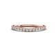 1 - Gemma 0.30 ctw Lab Grown Diamonds Curved Wedding Band 