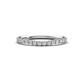 1 - Gemma 0.30 ctw Lab Grown Diamonds Curved Wedding Band 