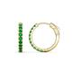 1 - Akira 0.60 ctw Green Garnet (2.00 mm) Hoop Earrings 