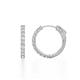 1 - Akira 0.70 ctw Natural Diamonds (2.00 mm) Hoop Earrings 