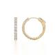 1 - Akira 0.70 ctw Natural Diamonds (2.00 mm) Hoop Earrings 