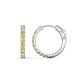 1 - Akira 0.60 ctw Natural Yellow Diamonds and Lab Grown Diamonds (2.00 mm) Huggie Earrings 