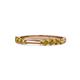 1 - Alicia 0.40 ctw Citrine Wedding Band 
