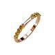 4 - Alicia 0.40 ctw Citrine Wedding Band 