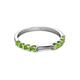 5 - Alicia 0.59 ctw Peridot Wedding Band 
