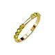 4 - Alicia 0.56 ctw Yellow Diamond Wedding Band 