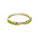 5 - Alicia 0.56 ctw Yellow Diamond Wedding Band 