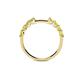 6 - Alicia 0.56 ctw Yellow Diamond Wedding Band 