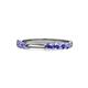 1 - Alicia 0.48 ctw Tanzanite Wedding Band 