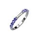 4 - Alicia 0.48 ctw Tanzanite Wedding Band 