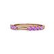 1 - Alicia 0.40 ctw Amethyst Wedding Band 