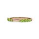 1 - Alicia 0.59 ctw Peridot Wedding Band 