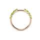 6 - Alicia 0.59 ctw Peridot Wedding Band 
