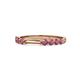 1 - Alicia 0.59 ctw Rhodolite Garnet Wedding Band 