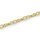 4 - Emperor Unisex Double Link Bracelet 18K Yellow Gold Over Sterling Silver 