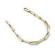 4 - Lilith 0.26 ctw Accented Natural Diamonds Paperclip Link Bracelet 
