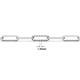 3 - Lilith 0.26 ctw Accented Natural Diamonds Paperclip Link Bracelet 
