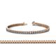 1 - Abril 2.40 mm Lab Grown Diamond Eternity Tennis Bracelet 