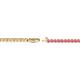 2 - Izarra 2.00 mm Pink Tourmaline Eternity Tennis Bracelet 
