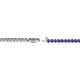 2 - Izarra 2.00 mm Iolite Eternity Tennis Bracelet 