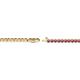 2 - Izarra 2.00 mm Rhodolite Garnet Eternity Tennis Bracelet 