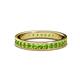 1 - Livia 2.00 mm Peridot Eternity Band 