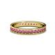 1 - Livia 2.00 mm Rhodolite Garnet Eternity Band 