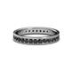 1 - Livia 2.00 mm Black Diamond Eternity Band 
