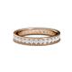 1 - Livia 2.00 mm White Sapphire Eternity Band 