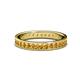 1 - Livia 2.00 mm Citrine Eternity Band 