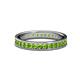 1 - Livia 2.00 mm Peridot Eternity Band 