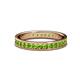 1 - Livia 2.00 mm Peridot Eternity Band 
