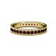 1 - Livia 2.00 mm Red Garnet Eternity Band 