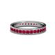 1 - Livia 2.00 mm Ruby Eternity Band 