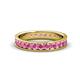 1 - Livia 2.40 mm Pink Sapphire Eternity Band 