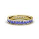 1 - Livia 2.40 mm Tanzanite Eternity Band 