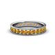 1 - Livia 2.40 mm Citrine Eternity Band 