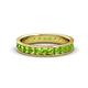 1 - Livia 2.40 mm Peridot Eternity Band 