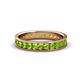 1 - Livia 2.40 mm Peridot Eternity Band 