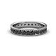 1 - Livia 2.40 mm Black Diamond Eternity Band 