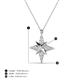 4 - Astra Lab Grown Diamonds Pole Star Pendant 