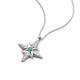 5 - Astra Created Alexandrite With Lab Grown Diamonds Pole Star Pendant 