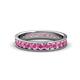 1 - Livia 2.70 mm Pink Sapphire Eternity Band 