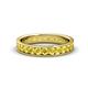 1 - Livia 2.70 mm Yellow Sapphire Eternity Band 