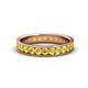 1 - Livia 2.70 mm Yellow Sapphire Eternity Band 