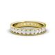 1 - Livia 2.70 mm White Sapphire Eternity Band 