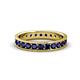 1 - Livia 2.70 mm Blue Sapphire Eternity Band 